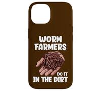 Les fermiers de vers Le Font dans la Terre - Funny Worm Farming Coque pour iPhone 14