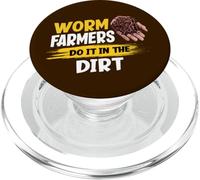 Les fermiers de vers Le Font dans la Terre - Funny Worm Farming PopSockets PopGrip pour MagSafe