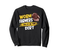 Les fermiers de vers Le Font dans la Terre - Funny Worm Farming Sweatshirt