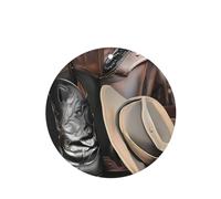 Les feuilles parfumées Cowboy Black Hat Western Boots Car peuvent être utilisées pour la décoration ou pour rafraîchir l'air dans les chambres, les armoires,