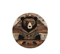 Les feuilles parfumées Rustic Lodge Bear Car peuvent être utilisées pour la décoration ou pour rafraîchir l'air dans les chambres, armoires,