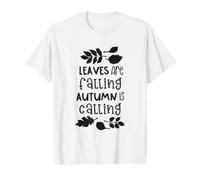 Les Feuilles Tombent, l'automne s'annonce comme Une Jolie Saison automnale T-Shirt Graphique avec Valeur
