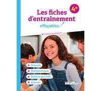 Les fiches d'entraînement effaçables 4e