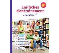 Les fiches d'entraînement effaçables 6e