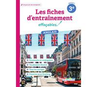 Les fiches d'entraînement effaçables anglais 3e