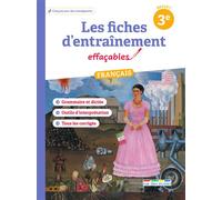Les fiches d'entraînement effaçables français 3e