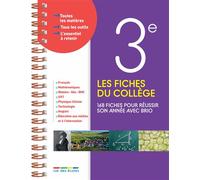 Les fiches du collège 3e 168 fiches pour réussir son année avec brio - Collectif - Rue Des Ecoles - broché - Scolaire / Universitaire