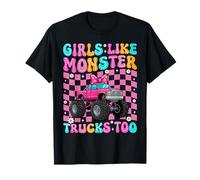 Les Filles Aiment Monster Trucks, trop Mignonnes amatrices de Tout-Terrain T-Shirt
