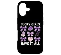 Les Filles chanceuses Ont Tout pour dire Lucky Girl Coque pour iPhone 17