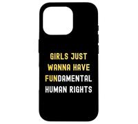 Les Filles du Corps féministe Pro Choice veulent Avoir des Droits fondamentaux Coque pour iPhone 16 Pro