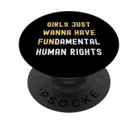 Les Filles du Corps féministe Pro Choice veulent Avoir des Droits fondamentaux PopSockets PopGrip Adhésif