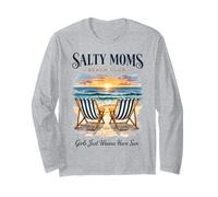 Les Filles du Salty Moms Beach Club veulent Juste Avoir du Soleil Manche Longue