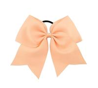 Les filles féminines avec de grandes tranches de c Nœuds de joie multicolores 8 pouces, 6 pièces, avec queue cheval, attaches élastiques pom-pom girl faites à la main(Color 3)