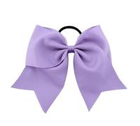 Les filles féminines avec de grandes tranches de c Nœuds de joie multicolores 8 pouces, 6 pièces, avec queue cheval, attaches élastiques pom-pom girl faites à la main(Color 5)
