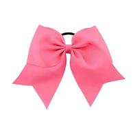 Les filles féminines avec de grandes tranches de c Nœuds de joie multicolores 8 pouces, 6 pièces, avec queue cheval, attaches élastiques pom-pom girl faites à la main(Color 4)