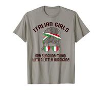 Les Filles Italiennes sont MÊLÉES AU Soleil ET À L'OURAGAN Italy Meme T-Shirt