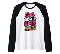 Les Filles ne grandissent Pas Leurs Couches Deviennent Plus chères Manche Raglan