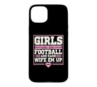 Les Filles Qui Aiment Le Football sont des épouses rares Coque pour iPhone 15 Plus