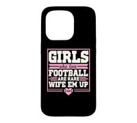 Les Filles Qui Aiment Le Football sont des épouses rares Coque pour iPhone 15 Pro