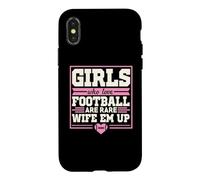 Les Filles Qui Aiment Le Football sont des épouses rares Coque pour iPhone X/XS
