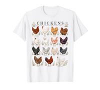 Les Filles Qui Aiment Les Poulets Vont Adorer ce Design de Race de Poulet T-Shirt