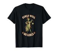 Les Filles seront des Filles Qui prient Une sorcière mante T-Shirt