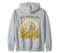 Les Filles seront Will Girls Praying Mantis Boho Rainbow Sweat à Capuche
