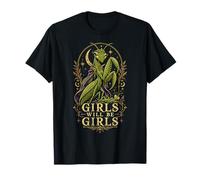 Les Filles sorcières seront des Filles Qui prient, Une mante, Un féminisme drôle T-Shirt