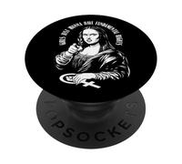 Les Filles veulent Juste Avoir des Droits fondamentaux féministe Mona Lisa PopSockets PopGrip Adhésif