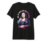 Les Filles veulent Juste Avoir des Droits fondamentaux féministe Mona Lisa T-Shirt Haut de Gamme