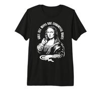 Les Filles veulent Juste Avoir des Droits fondamentaux féministe Mona Lisa T-Shirt Haut de Gamme