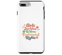 Les Filles veulent Juste Avoir des Droits Humains fondamentaux féministes Coque pour iPhone 7 Plus/8 Plus