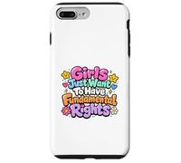 Les Filles veulent Juste Avoir des Droits Humains fondamentaux féministes Coque pour iPhone 7 Plus/8 Plus
