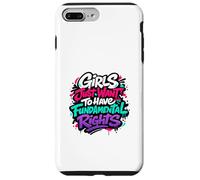 Les Filles veulent Juste Avoir des Droits Humains fondamentaux féministes Coque pour iPhone 7 Plus/8 Plus