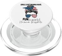 Les Filles veulent Juste Avoir des Droits Humains fondamentaux féministes PopSockets PopGrip pour MagSafe