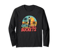 Les Filles veulent Juste Avoir des seaux - Love for Girls Basketball Manche Longue