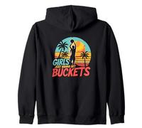 Les Filles veulent Juste Avoir des seaux - Love for Girls Basketball Sweat à Capuche