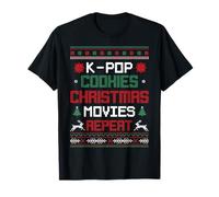 Les Films de Noël K-Pop Cookies reprennent Noël avec de la Musique Pop coréenne T-Shirt