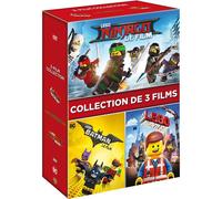 Les Films Lego - L'intégrale 3 Films : Lego Batman, Le Film + La Grande Aventure Lego + Lego Ninjago, Le Film - Pack