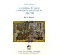 Les finances de reims à la fin de l'ancien régime 1765-1789 - Albert Rigaudière - Igpde Cheff - broché - Etude