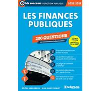 Les finances publiques - 200 questions (Catégories A et B - Édition 2026-2027) - Jean-Marc Pasquet - Studyrama Eds - broché - Scolaire / Universitaire