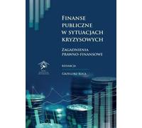 Les finances publiques en situation de crise - (Buch auf Polnisch)
