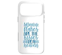 Les Flocons de Neige sont Les Baisers du Ciel pour Les Amateurs de la Saison des neiges Coque pour iPhone 17 Pro Max