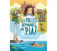 Les folles semaines de Pia, Tome 01 Un manoir pour douze - Séverine Vidal - Milan Eds - broché - Roman junior