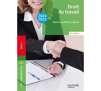 Les Fondamentaux - Droit du travail 2024-2025 Edition 2012 - 2013 - Martine Le Bihan-Guénolé - Hachette Superieur - broché - Etude
