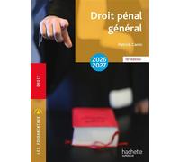 Les Fondamentaux - Droit pénal général 2026 - Patrick Canin - Hachette Education - broché - Etude