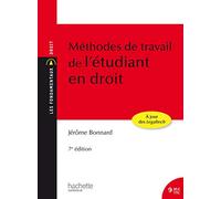 Les Fondamentaux – Méthodes de travail de l'étudiant en droit – Hachette Pratique