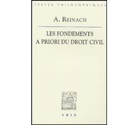 Les Fondements A Priori Du Droit Civil