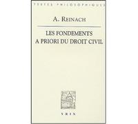Les Fondements A Priori Du Droit Civil