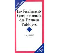 Les fondements constitutionnels des finances publiques